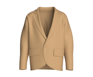Men Relaxed Fit Blazer With Flap Pockets | Marvelous / Clo3d / obj / fbx