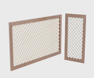 Cabinet Front Diamond Perforated Set