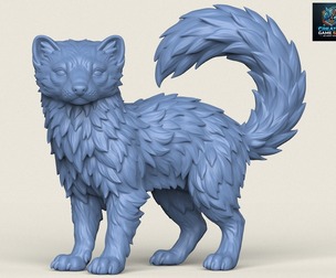 Wild Marten Print Ready 3D Model