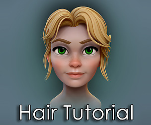 Hair tutorial in ZBrush