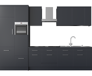 Photorealistic Modern Kitchen Furniture 3D model