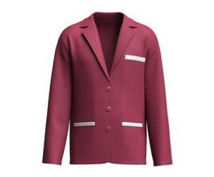 Men Three-Button Blazer With Pocket | Marvelous / Clo3d / obj / fbx