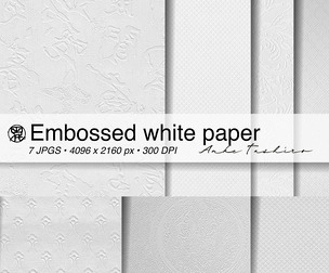 Embossed white paper texture 300 DPI printable Craft Paper, instant Download