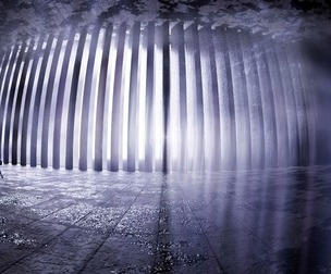 Cinematic Monolithic Pillars Environment Scene