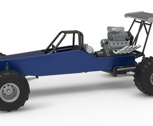 Vintage Mud dragster Scale 1:25