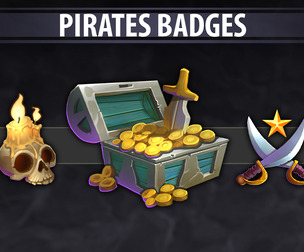 Pirates Badges