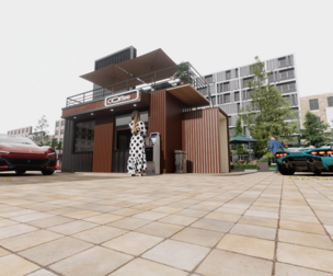 Coffee drive shop
