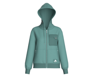 Girls Zip-Up Cargo Hooded Jacket | Marvelous / Clo3d / obj / fbx