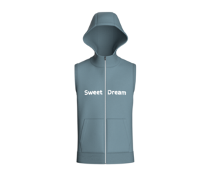 Men Sleeveless Hooded Jacket | Marvelous / Clo3d / obj / fbx