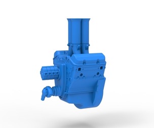 Engine V4 Scale 1:25