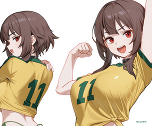 Megumin Back and Front