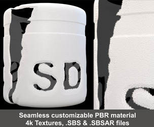 Polystyrene Foam PBR Material