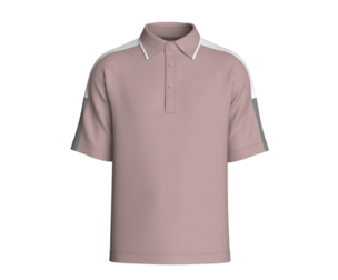 Men Shoulder Color-Blocking Polo Shirt | Marvelous / Clo3d / obj / fbx