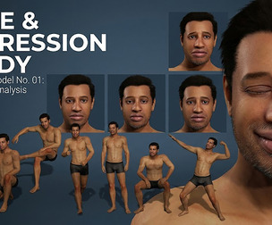 Animated Realistic Man 3Model - Full Body  Face Rigged