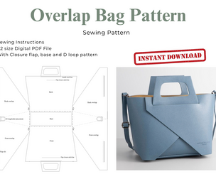 Overlap Handbag Sewing Pattern