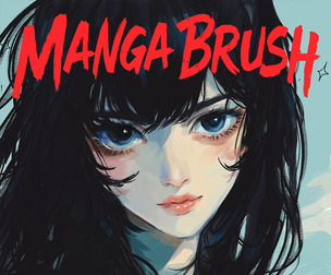 Anime and Manga Painters Kit - 150+ Paint brushes Photoshop, Procreate, Clip Studio Paint