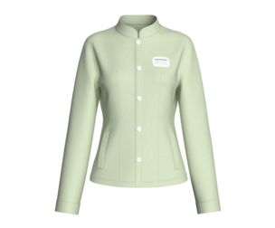 Girls Button-Up Jacket With Patch | Marvelous / Clo3d / obj / fbx