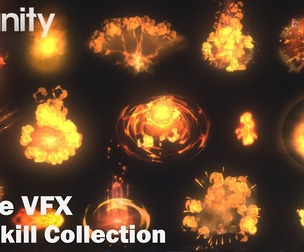 Unity Game VFX - Fire Skill Collection