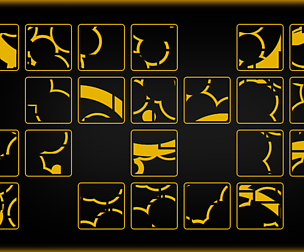 Xeno Glyphs: Alien Alphabet Graphics: UE4/PNG