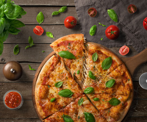 Food Kitchen Mockup PSD Template.