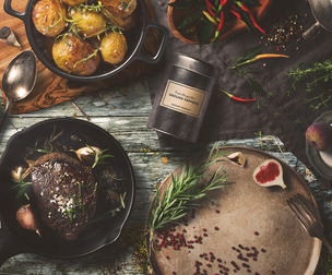 Food Kitchen Mockup PSD Template.V