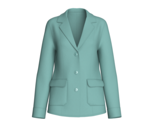 Girls Notch Lapel Blazer Jacket | Marvelous / Clo3d / obj / fbx