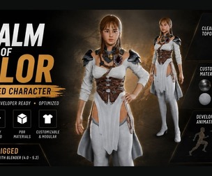 Realm of Valor - 3D Rigged Character