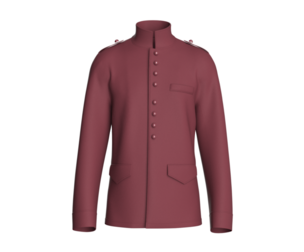 Men Mandarin Collar Military Jacket | Marvelous / Clo3d / obj / fbx