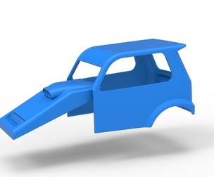 Shell of New Zealand Ministock car Version 2 Scale 1:25