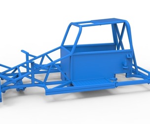 Frame of New Zealand Ministock car Version 3 Scale 1:25