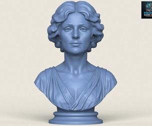 Isadora Duncan Bust