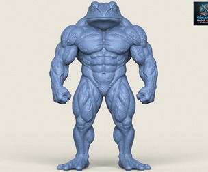 Frog Muscular Character