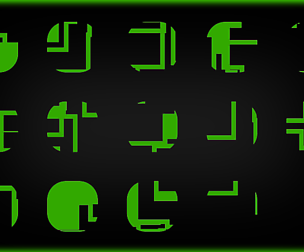 Xeno Symbols: Alien Alphabet Graphics: UE4/PNG