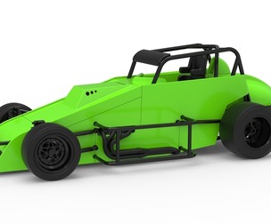 Pavement Silver Crown Car Version 3 Scale 1:25