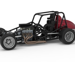 Pavement Silver Crown Car Base Version 3 Scale 1:25