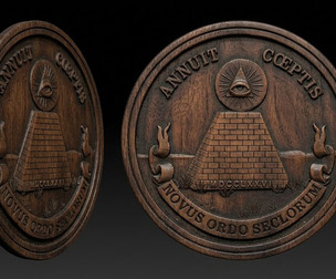 Great Seal -Pyramid - Eye - Medal