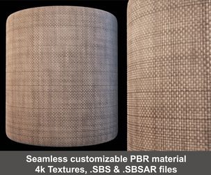 Woven Linen Fabric Customizable Material
