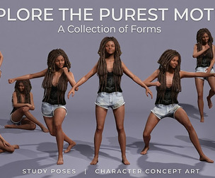 Realistic Modern Female 3D Model  Rigged Woman with Blendshapes