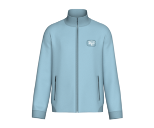 Men Zip-Up High Neck Jacket With Patch | Marvelous / Clo3d / obj / fbx