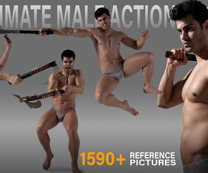 Ultimate Male Action Poses Photo Reference Pack. 1590+ High Quality Images