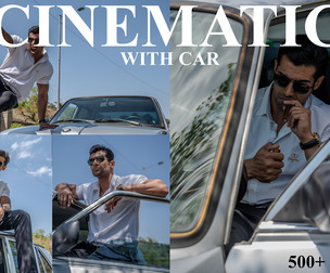 Cinematic Male With Car Poses Reference Pictures. 500+ images . No Ai
