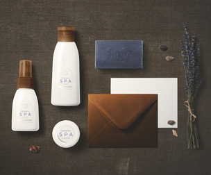 Cosmetic Mockup Scene PSD, Beauty Product Branding Template, SPA & Wellness Packaging Mockup
