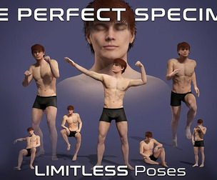 Male Human Character 3D Asset | FBX Blender Rigged Digital Person Model