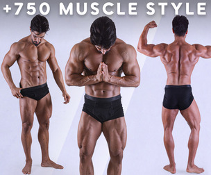 +750 Muscle Style Image References - Vol 59
