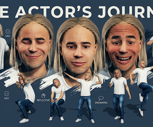 Rigged Blonde Male Character - Casual Long Hair Man 3D Model with Expressive Facial Rig