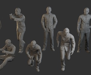 Male Spy Agent MSA1 Pack1