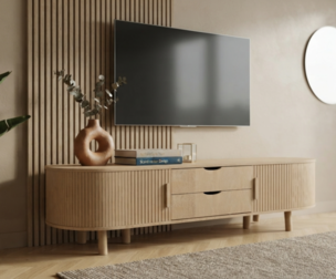 Original wood TV stand furniture