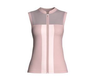 Girls Sleeveless Color Blocked Full-Zip Top | Marvelous / Clo3d / obj / fbx