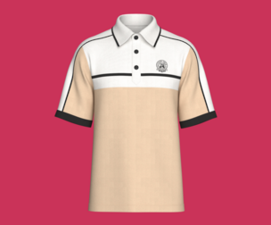 Men Color-Block Short Sleeve Polo Shirt | Marvelous / Clo3d / obj / fbx