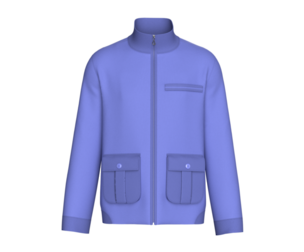 Men Full-Zip Jacket With Utility Cargo Pocket | Marvelous / Clo3d / obj / fbx